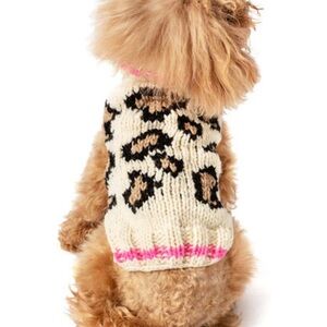NWOT Chilly Dog Leopard Sweater XS